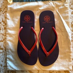 Tory Burch Size 7 Flip Flops